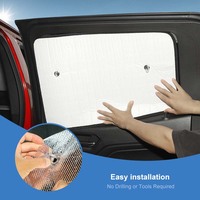 Ensemble de pare-soleil pliable pour pare-brise avant et arrière de voiture, adapté à Chevrolet Colorado / GMC-CANYON 2023 et plus, accessoires intérieurs