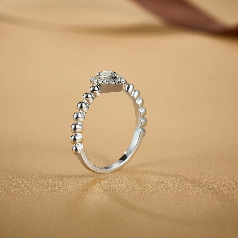 Aivenchy Ladies Fine Ring Jewelry Rhodium