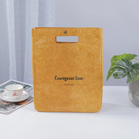 Sac isotherme pour déjeuner en Tyvek, personnalisable avec logo, portable, épaissi, grande capacité, imperméable, lavable, avec poignées isolées