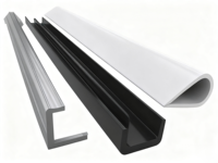 Profils en plastique écologiques personnalisés (PE/ABS/PVC/UPVC) pour supermarchés et garnitures de cadres de portes avec service de découpe