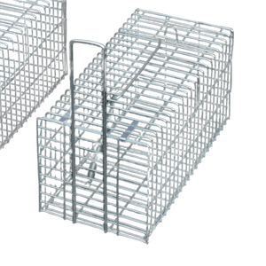 Cage de piège de capture vivante de <span class=keywords><strong>rat</strong></span> en métal sans cruauté Cage de <span class=keywords><strong>chien</strong></span> de raton laveur de lapin Cage de piégeage d'animaux de renard - Product Image 3