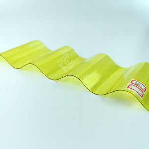 แผ่นหลังคาลูกฟูก1มิลลิเมตร Feuille De โพลีคาร์บอเนตแผงหลังคาลูกฟูก - Product Image 2
