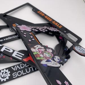 Forma personalizada lindo Marco de matrícula dibujos animados <span class=keywords><strong>Anime</strong></span> diseño - Product Image 5