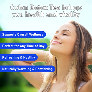 Customized Packaging Herbal Plant Extract Colon Detox Tea Weight Loss Detox Green Tea for Slimming Products Energy Boost - Product Image 3