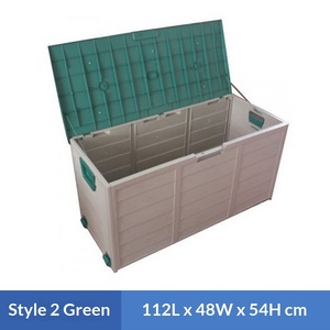Boîte <span class=keywords><strong>de</strong></span> rangement extérieure Hikeon en PP, pliable, verrouillable, étanche, design moderne, multifonctionnelle, pour <span class=keywords><strong>jardin</strong></span>, balcon - Product Image 4