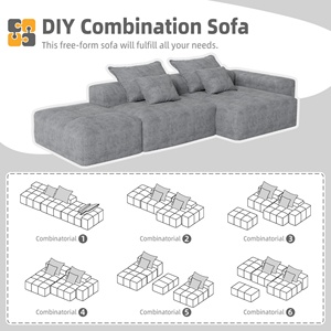 Envío Directo, Juego de Sofás Compactos a Bajo Precio para el Hogar y <span class=keywords><strong>la</strong></span> Sala de Estar, para Apartamentos y Villas, Sofá Cama, Muebles de Salón - Product Image 4