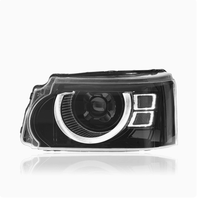 Phare avant modifié pour Range Rover Sport 2010-2013, style Defender, avec lentille LED et feux de jour, ensemble de phares de voiture amélioré