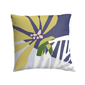 Housse de coussin en coton imprimée de style bohème de luxe, décoration intérieure, douce et confortable, motif géométrique vintage, taie d'oreiller décorative - Product Image 1