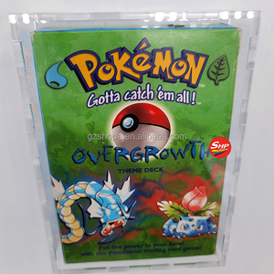 SHP Offre Spéciale acrylique de haute qualité pour <span class=keywords><strong>Pokemon</strong></span> Brushfire thème <span class=keywords><strong>Deck</strong></span> avec acrylique thème Decks <span class=keywords><strong>Pokemon</strong></span> avec aimant couvercle étui en acrylique - Product Image 3