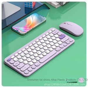 Yixin 910 sessiz şarj için Bluetooth kablosuz klavye fare Set yeni nokta çift modlu Laptop için USB arayüzü plastik yapılmış - Product Image 6