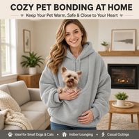 Nouveau sweat à capuche en peluche pour animaux de compagnie, pour petits chiens et chats, sweat-shirt surdimensionné assorti pour humains et animaux, automne-hiver, vente en gros
