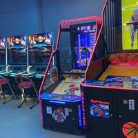Machine de basket-ball à monnayeur pour enfants, avec écran de 42 pouces, jeu d'arcade de tir sportif et de formation
