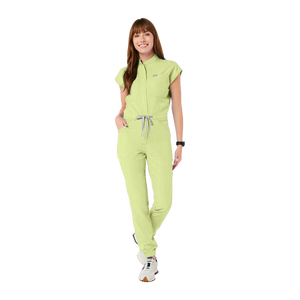 Thiết Kế Mới Trs Vải Bệnh Viện Bác Sĩ Một Mảnh Chà Jumpsuit Nha Khoa Phòng Khám Tẩy Tế Bào Chết Y Tá Phù Hợp Với Y Tá Điều Dưỡng Tẩy Tế Bào Chết Jumpsuit - Product Image 3