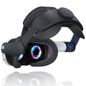 Sangle de tête <span class=keywords><strong>Elite</strong></span> de remplacement pour accessoires de jeu de réalité virtuelle, compatible avec Meta Quest 3 pour coque de protection - Product Image 1