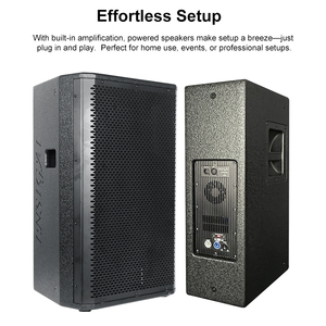 Nouveaux haut-parleurs amplifiés professionnels actifs de <span class=keywords><strong>15</strong></span> pouces avec basses renforcées pour extérieur, woofer DJ de scène, <span class=keywords><strong>subwoofer</strong></span> actif de <span class=keywords><strong>15</strong></span> pouces - Product Image 3