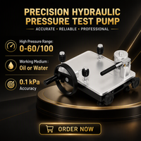 Pompe hydraulique manuelle pressurisée haute précision YH160BW tout-en-un pour comparateur de pression de laboratoire et banc de pression