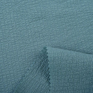 Prix d'usine Tissu crêpe bulle 98% Poly 2% SP légèrement extensible pour hauts - Product Image 4