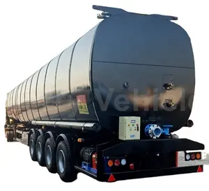 8000 Gallon Aluminium Tank 1000 Ltr Bitumen Verwarmer 40 Ft Bitumen Tank Asfalt Sproeier Tanker Opleggers Voor Asfalt