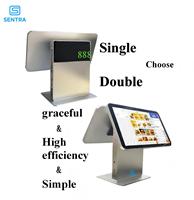 Cajas Registradoras POS Sentra SK05 de Pantalla Simple/Doble, Pantalla Táctil Capacitiva, Lectores de Códigos QR, Compatibles con Android/Windows, Wi-Fi 6