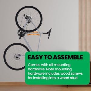 <span class=keywords><strong>Soporte</strong></span> de Pared para <span class=keywords><strong>Bicicleta</strong></span>, <span class=keywords><strong>Soporte</strong></span> de Bambú para Guardar Bicicletas en Interiores con Estante Extraíble - Product Image 6