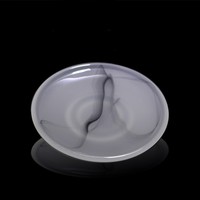 Sous-verre en verre Lotus Jade, écologique et de haute qualité, anti-brûlure, pour la cérémonie du thé Kung Fu