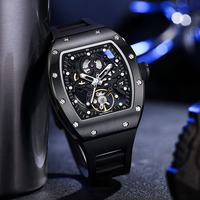 CHANCE 9-190G-12 Hangzhou Montre automatique de luxe en acier inoxydable avec cadran ajouré, réserve de marche et étanchéité 30m
