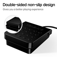 Professional Electric Digital Piano Sustain Pedal ABS Material Musical Instrument Accessory for Keyboard Players
