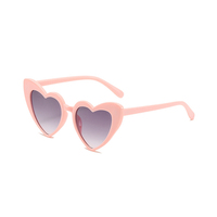 Ensemble de lunettes Kenbo, monture blanche, lunettes de soleil assorties mère et fille, lunettes de soleil en forme de cœur pour enfants, lunettes de soleil maman et moi