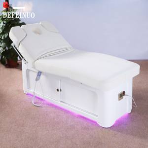 Table de massage thaïlandaise électrique moderne en bois massif réglable avec bain de pieds, fauteuil-canapé, bassin, thérapie par immersion, salle de bain, <span class=keywords><strong>sauna</strong></span>, pédicure - Product Image 1