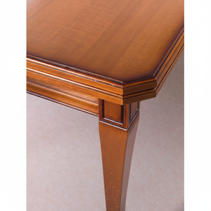 Tavolo rettangolare moderno piano in marmo lucido allungabile assemblato per uso casa mobili con superficie in pietra sinterizzata - Product Image 1