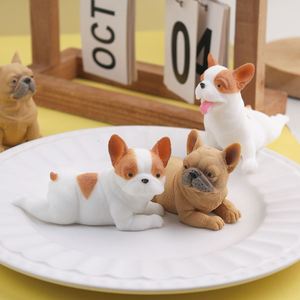 Figuras de Resina de Perros Adorables, Modelo de Perro de Resina, Decoración para el Hogar, Juguete Antiestrés, Accesorios para Cachorros - Product Image 3