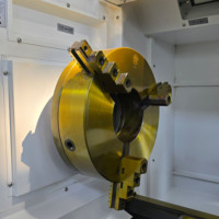 Hochpräzise CNC-Drehmaschine CK6163-1500 Horizontale Flachbett-CNC-Drehmaschine mit 4-Stationen-Werkzeughalter
