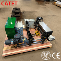 Palans électriques à câble à poutre unique à faible hauteur de levage de 5 tonnes, capacité de levage personnalisable pour pont roulant d'atelier