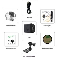 Caméra de sport extérieure étanche SQ28 HD 1080p avec microphone intégré, enregistrement direct sur carte SD sans fil