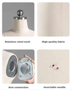 Multiช่างตัดเสื้อผ้าปรับตัดหุ่นDummyผ้าStand MedคุณภาพสูงฐานโลหะโฟมMannequinsหญิงผู้หญิง - Product Image 5