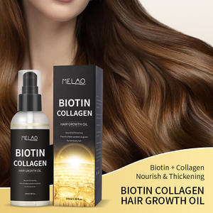 Huile Essentielle Bio au Collagène et Biotine pour la Croissance Capillaire, Soin du Cuir Chevelu et Réparation des Cheveux, Marque Blanche, pour Tous Types de Cheveux - Product Image 1