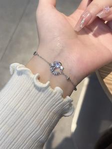 Bracelets à breloques en zircon perlé <span class=keywords><strong>de</strong></span> <span class=keywords><strong>lune</strong></span>, unisexe, délicats, à fleurs, bijoux tendance pour cadeaux d'anniversaire - Product Image 5
