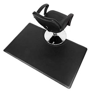 Tapis de sol pour salon de coiffure, barbier, en PU, anti-fatigue, fonction de coiffeur, tapis en silicone noir pour coiffeur - Product Image 6
