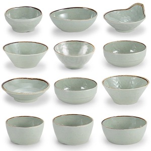 Tazones de Melamina Imitación Porcelana, Tazones Pequeños para Arroz y Sopa, Vajilla para Hoteles y Restaurantes, Uso Comercial - Product Image 1