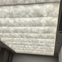 Nouveau design de panneau mural translucide givré en acrylique avec fil de soie