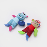Jouet en peluche couineur pour chien, jouet à mâcher pour les molaires, pour Golden Retriever, Bichon, Teddy, chiots, divertissement quotidien, jouet en peluche pour animaux de compagnie