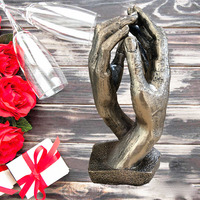 Simple lumière luxe couple figure statue résine artisanat décoration nordique simple maison salon chambre amant décoration