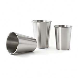 Vaso de Cerveza de Acero Inoxidable Personalizado YS88, Vaso de Vino de Acero Inoxidable, Vasos de Chupito Metálicos - Product Image 1