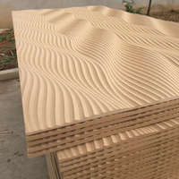 Panneau mural 3D MDF wave mdf board 3d