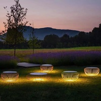 Lampadaire LED Créatif Nordique en Forme de Citrouille pour Hôtel, Villa, Salon - Design Moderne, Température de Couleur Réglable