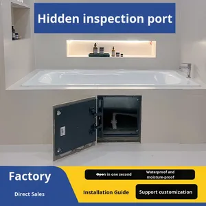 Puerta de inspección invisible para azulejos de baño, colector de calefacción por suelo radiante, tubo de desagüe de bañera, unidad exterior de aire acondicionado oculta - Product Image 4
