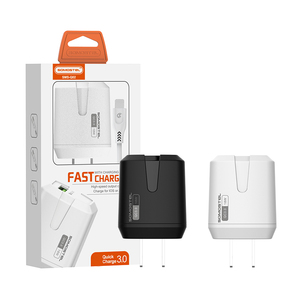 SOMOSTEL <span class=keywords><strong>Chargeur</strong></span> USB 2 en 1 de bonne qualité QC3.0 18W avec câble USB pour <span class=keywords><strong>Honor</strong></span> pour téléphone portable - Product Image 1