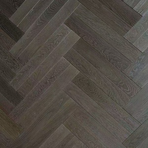 <span class=keywords><strong>Parquet</strong></span> à chevrons en chêne rouge du Canada brossé <span class=keywords><strong>gris</strong></span> résistant à l'humidité Plancher en bois d'ingénierie Art Splice Chevron Planchers en bois composite - Product Image 1