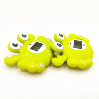 Thermomètre d'eau à flotteur numérique intelligent en forme de grenouille thermomètres de bain pour bébé pour enfants piscine et baignoire