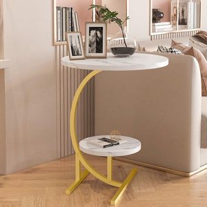 2024sofa c Shaped <b>Folding</b> Small Tea Nordic Round Wooden Modern Coffee <b>Tables</b> for Living Room Apartment Bed Side <b>Table</b> Wood Home - Product Image 2